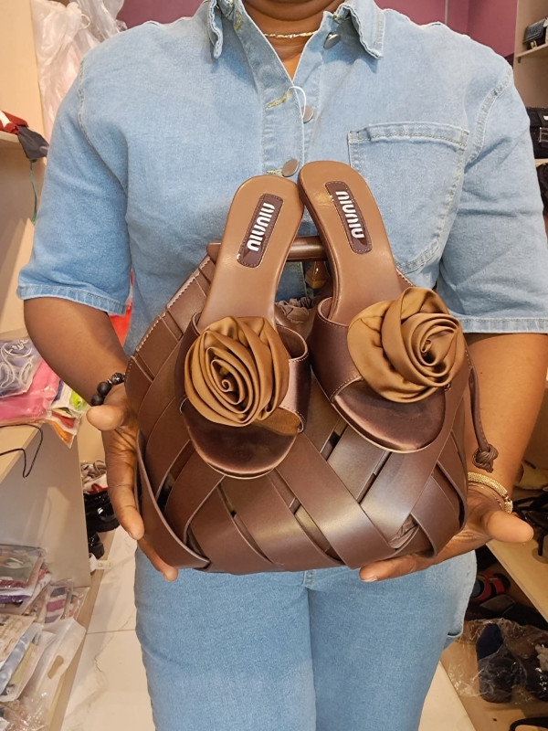 Bag and slippers